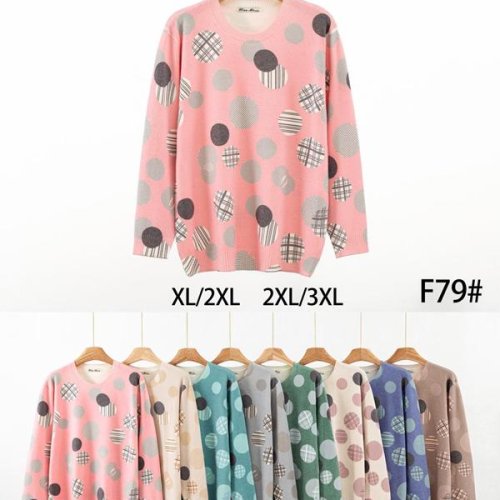 Свитер KissMe (XL-3XL) F79 mix (деми) KissMe F79 mix