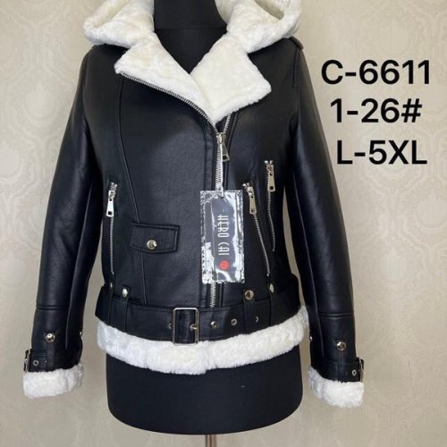 Куртка LiOpt (L-5XL) 6611 black (зима) LiOpt 6611 black