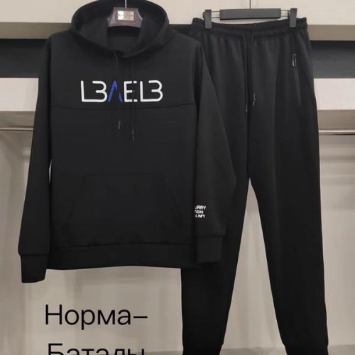 Костюм спорт Vanda (M-3XL) 2181A black (деми) Vanda 2181A black