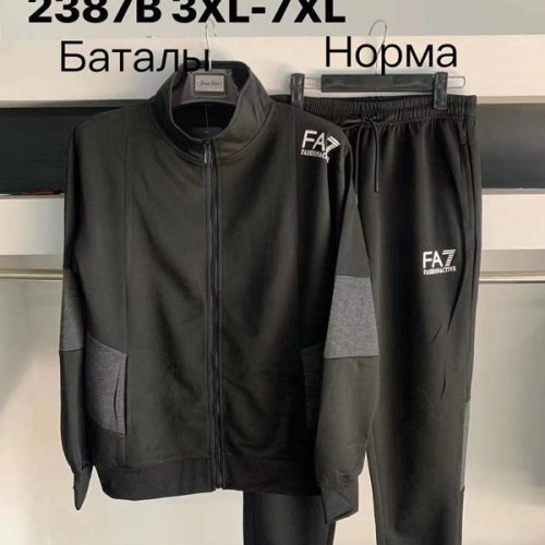 Костюм спорт Vanda (M-3XL) 2387A black (деми) Vanda 2387A black