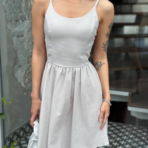 Сарафан Arina (42-46) 1615 l.grey (лето) Arina 1615 l.grey