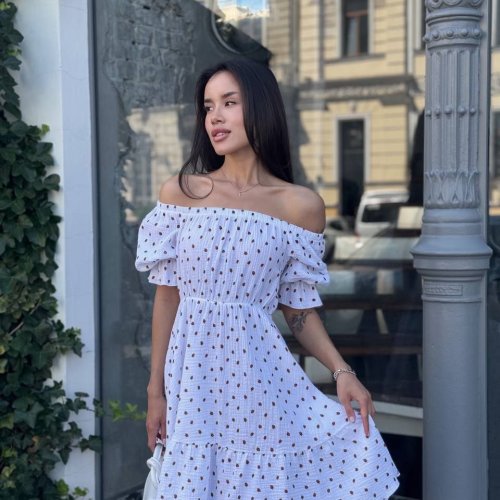 Платье Arina (42-48) 2467 white (лето) Arina 2467 white