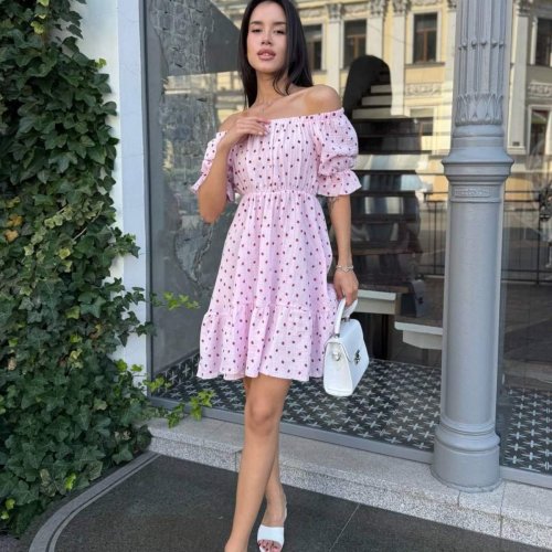 Платье Arina (42-48) 2467-1 pink (лето) Arina 2467-1 pink