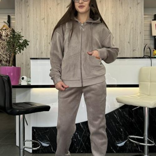 Костюм спорт JJF (XL-3XL) 20112 beige (деми) JJF 20112 beige