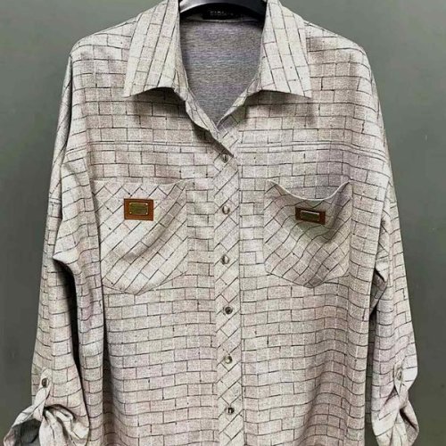 Рубашка LIDA (52-62) 8765 beige (деми) LIDA 8765 beige