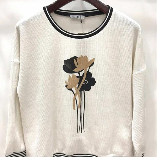 Свитер LIDA (52-62) 3592 white (деми) LIDA 3592 white