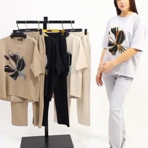 Костюм Julia (S-XL) JL82 l.grey (лето) Julia JL82 l.grey