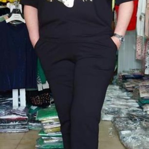 Костюм Julia (S-XL) JL97 black (лето) Julia JL97 black