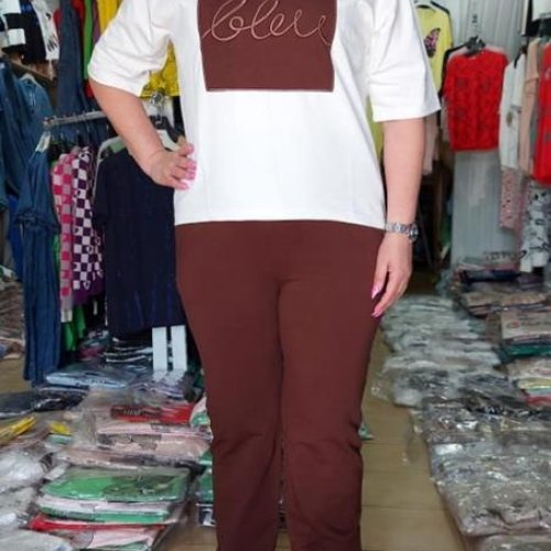 Костюм Julia (S-XL) JL98 brown (лето) Julia JL98 brown