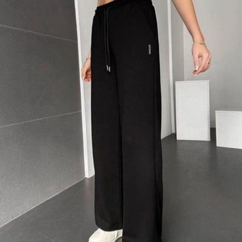 Штаны спорт Lora (S-XL) LR246 black (деми) Lora LR246 black