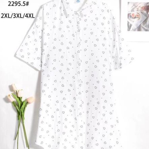 Платье Saimeiqi (2XL-4XL) 2295-5 white (лето) Saimeiqi 2295-5 white