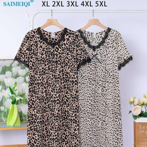Ночнушка Saimeiqi (XL-5XL) 2512 d.beige (лето) Saimeiqi 2512 d.beige