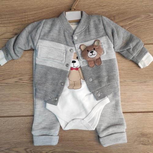 Костюм Emir kids (0.3-0.9) 87 grey (деми) Emir kids 87 grey