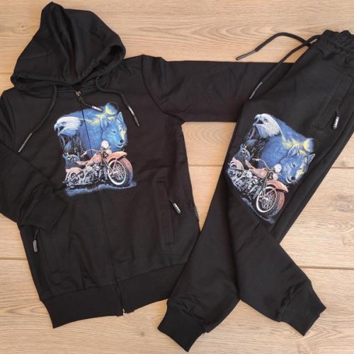 Костюм спорт Emir kids (110-134) 183 black (деми) Emir kids 183 black