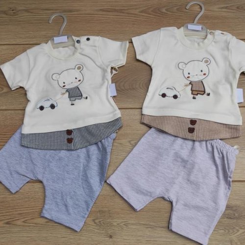 Костюм Emir kids (0.3-0.9) 384 grey (лето) Emir kids 384 grey