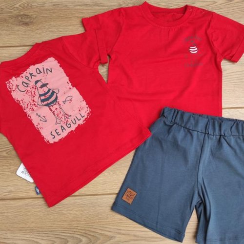 Костюм Emir kids (0.9-2) 373 red (лето) Emir kids 373 red