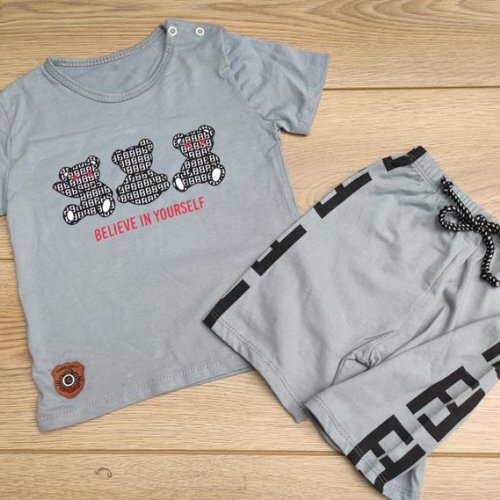 Костюм Emir kids (0.9-2) 382 grey (лето) Emir kids 382 grey