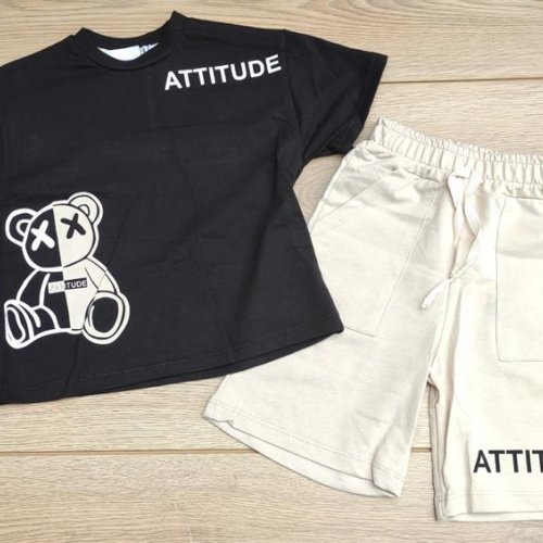 Костюм Emir kids (4-7) 386 black (лето) Emir kids 386 black