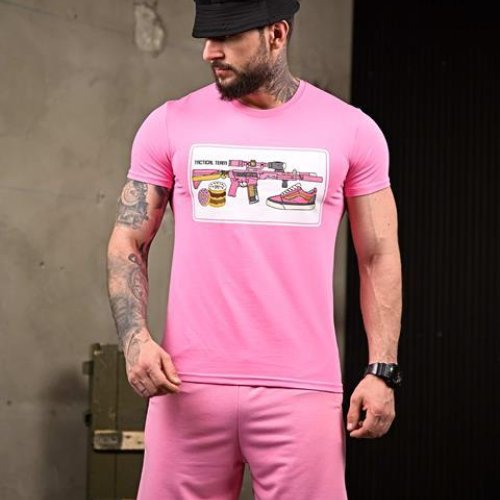 Костюм Madoka (S-2XL) 1079 pink (лето) Madoka 1079 pink