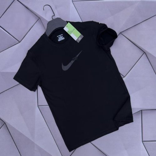 Футболка Rassul (S-2XL) 6392 black (лето) Rassul 6392 black