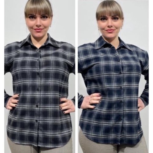 Рубашка BASE (2XL-5XL) 505+ navy (деми) BASE 505+ navy