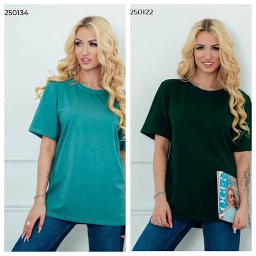Футболка Dra Gon (L-3XL) 250134 l.blue (лето) Dra Gon 250134 l.blue