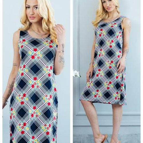 Сарафан Dra Gon (M-2XL) 21150 navy (лето) Dra Gon 21150 navy