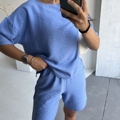 Костюм Modnulya (42-52) 002 l.blue (лето) Modnulya 002 l.blue