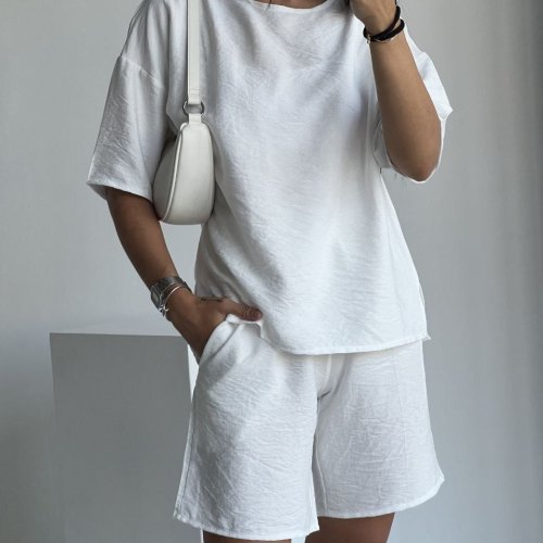 Костюм Modnulya (42-52) 002 white (лето) Modnulya 002 white