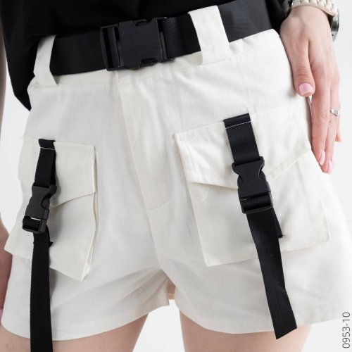 Шорты Modnulya (44-48) 0953-10 white (лето) Modnulya 0953-10 white