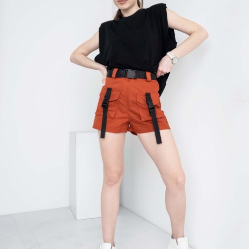 Шорты Modnulya (44-48) 0953-9 orange (лето) Modnulya 0953-9 orange