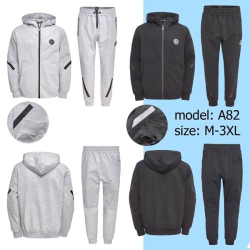 Костюм спорт LiOpt (M-3XL) A82 grey (деми) LiOpt A82 grey
