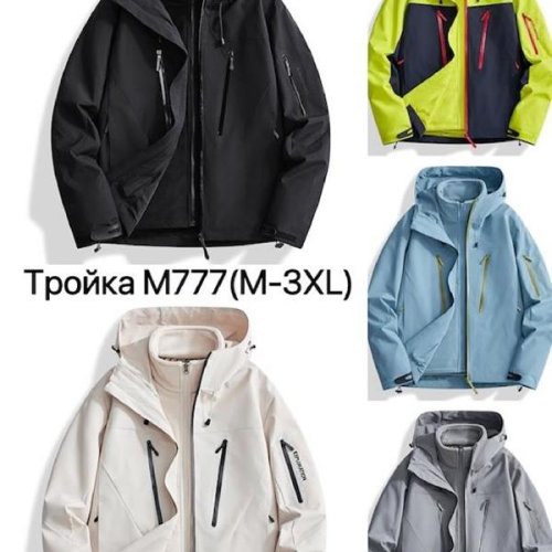 Ветровка LiOpt (M-3XL) M777 black (зима) LiOpt M777 black