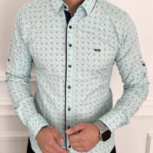 Рубашка Nik (M-3XL) 56429 mint (деми) Nik 56429 mint