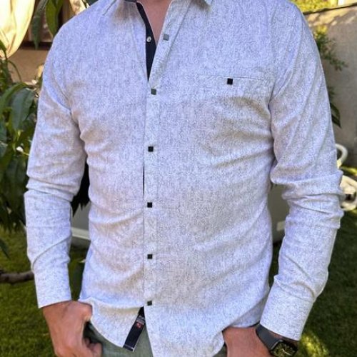 Рубашка Nik (M-2XL) 56439 white (деми) Nik 56439 white