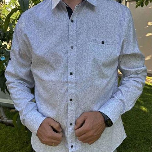 Рубашка Nik (3XL-6XL) 56440 white (деми) Nik 56440 white