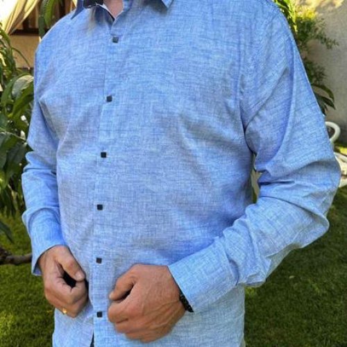 Рубашка Nik (3XL-6XL) 56441 l.blue (деми) Nik 56441 l.blue