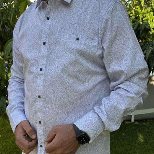 Рубашка Nik (3XL-6XL) 56442 white (деми) Nik 56442 white