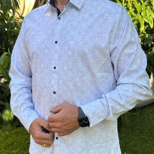 Рубашка Nik (3XL-6XL) 56445 white (деми) Nik 56445 white