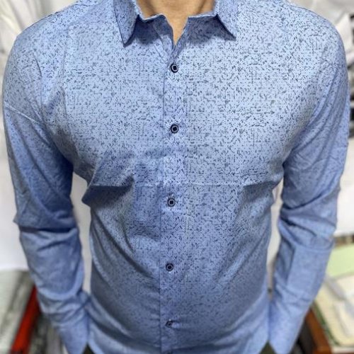 Рубашка Nik (M-2XL) 56446 l.blue (деми) Nik 56446 l.blue