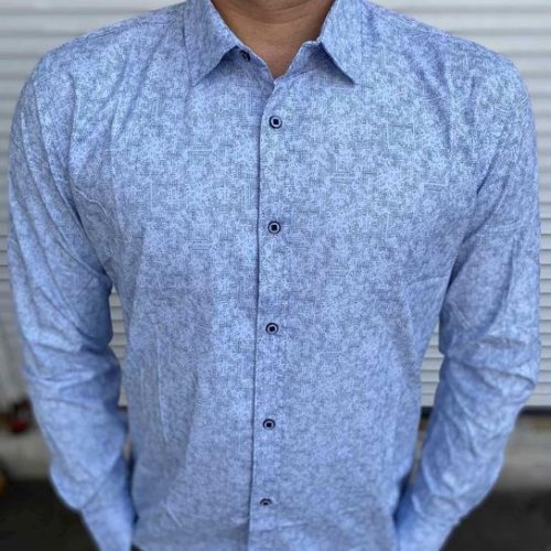 Рубашка Nik (M-2XL) 56451 l.blue (деми) Nik 56451 l.blue