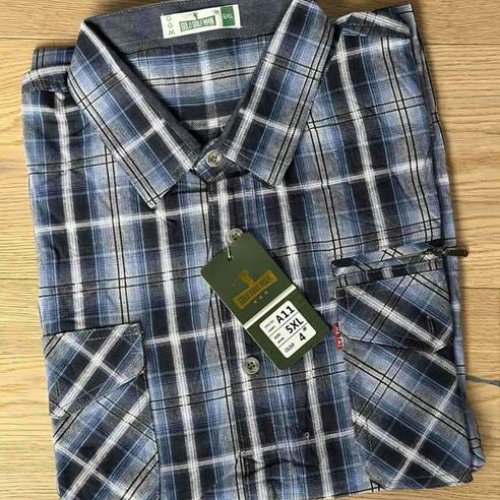 Рубашка Nik (XL-5XL) A11 blue (деми) Nik A11 blue