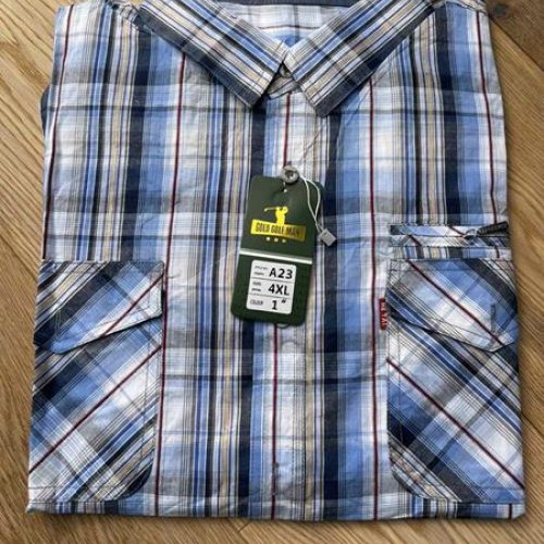 Рубашка Nik (XL-5XL) A23 l.blue (деми) Nik A23 l.blue