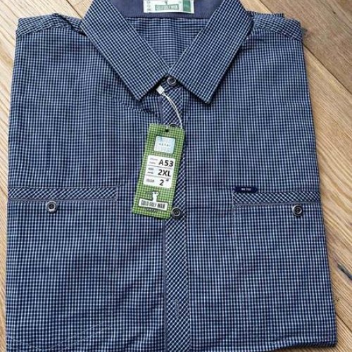 Рубашка Nik (XL-5XL) A53-1 navy (деми) Nik A53-1 navy