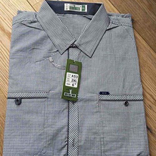 Рубашка Nik (XL-5XL) A53-2 navy (деми) Nik A53-2 navy