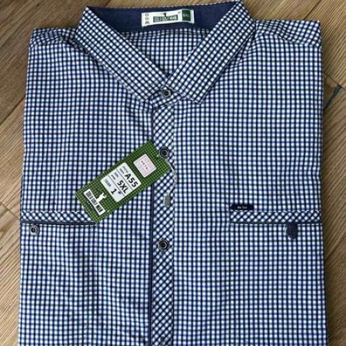 Рубашка Nik (XL-5XL) A55 blue (деми) Nik A55 blue
