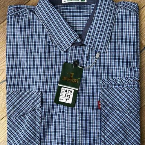 Рубашка Nik (6XL-10XL) AA78 l.blue (деми) Nik AA78 l.blue