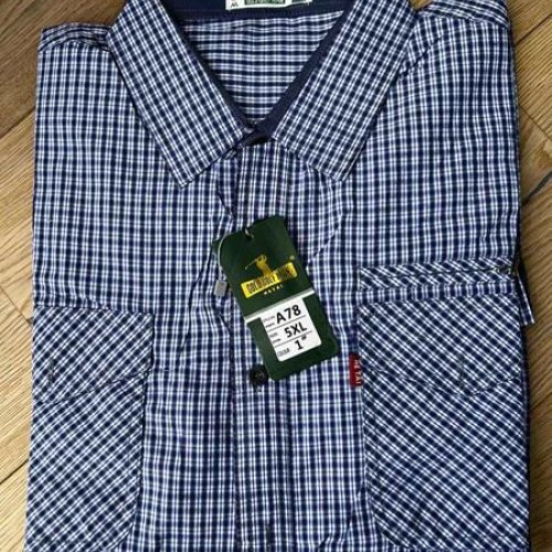 Рубашка Nik (6XL-10XL) AA78 navy (деми) Nik AA78 navy