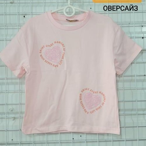 Футболка AMZ (6-9) 0625752 pink (лето) AMZ 0625752 pink