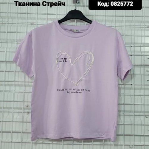 Футболка AMZ (14-17) 08252029 lilac (лето) AMZ 08252029 lilac